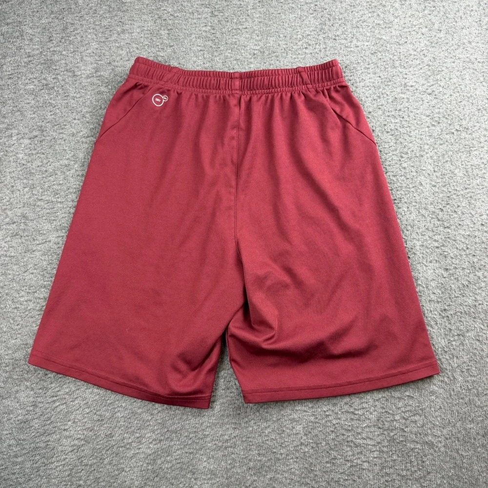 Puma Soccer Shorts Men's Small Burgundy Red Athletic Training‎ Logo
